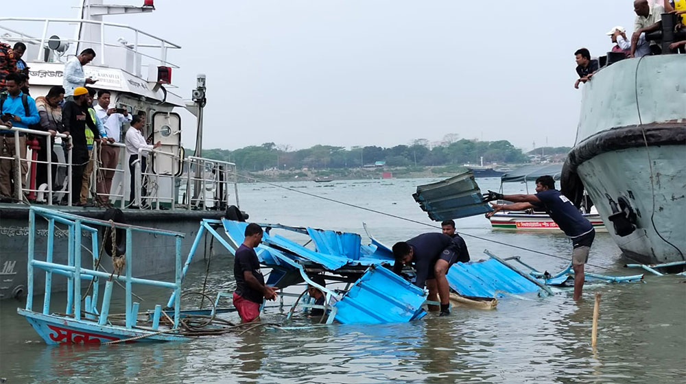 মেঘনায় নৌকাডুবি: ৯ জনেরই মরদেহ উদ্ধার