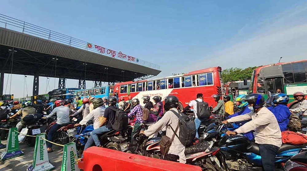 পদ্মা সেতুতে টোল আদায়ে নতুন রেকর্ড