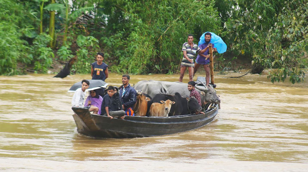 সিলেটে বন্যাকবলিত ৫ লক্ষাধিক মানুষ