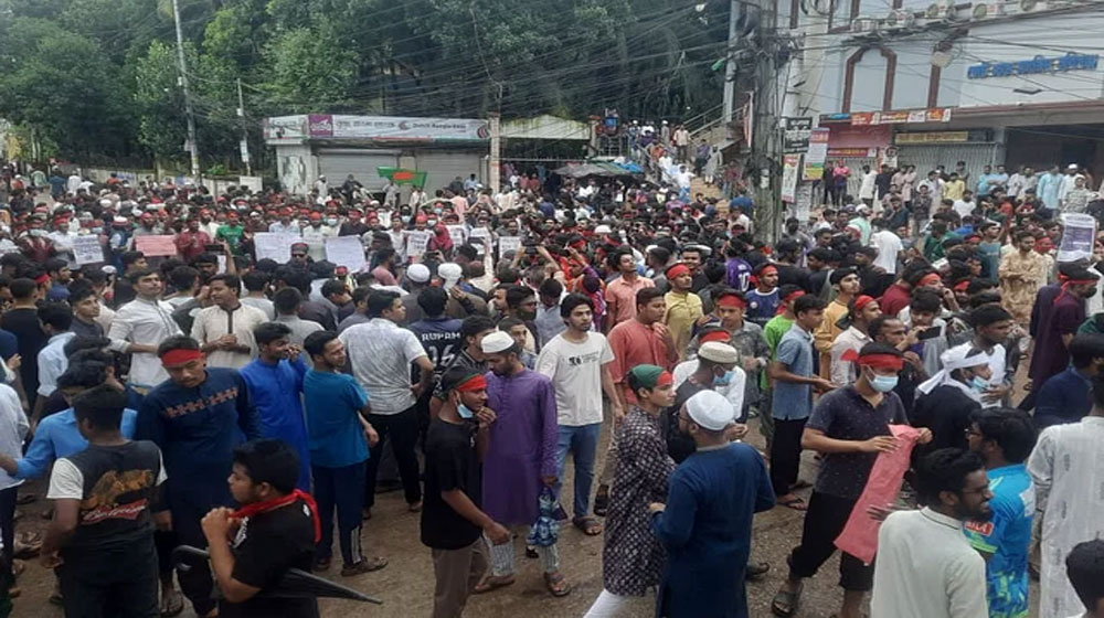 হবিগঞ্জে পুলিশের সঙ্গে ছাত্র-জনতার সংঘর্ষ, একজন নিহত