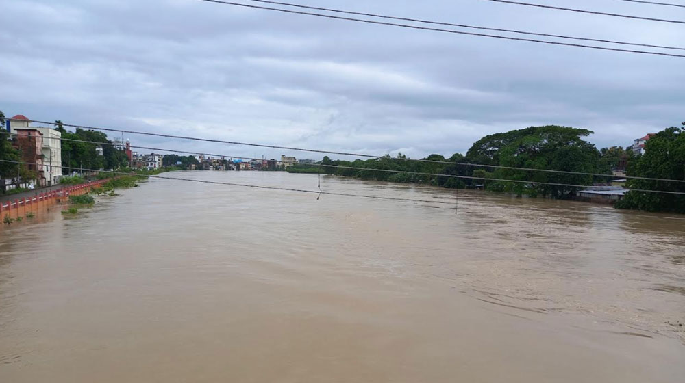 যেখানে কখনো বন্যা হওয়া কথা ছিল না