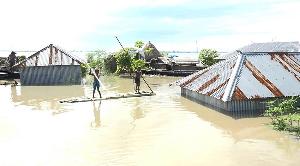 উজানের পানি উত্তরের ৪ জেলা প্লাবিত